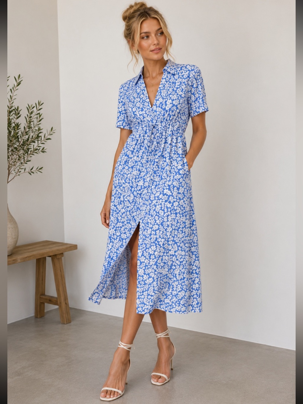 Zara Printed Midi Dress!